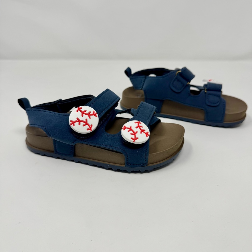 Kids Blue Baseball Sandals
